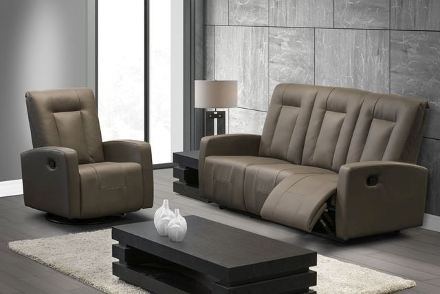 Elran Liam Brown Swivel Rocker Recliner-1