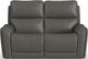 Flexsteel® Carter Smoke Power Reclining Loveseat with Power Headrests and Lumbar-1