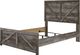 Signature Design by Ashley® Wynnlow Gray Full Crossbuck Panel Bed-2