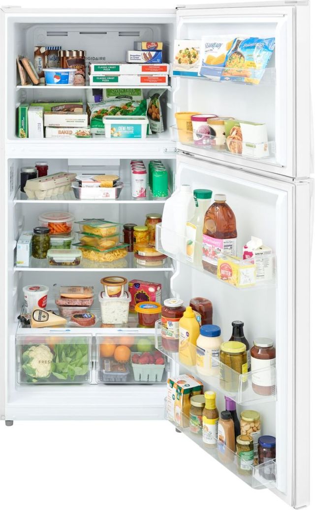 Frigidaire® 30" 21.6 Cu. Ft. White Freestanding Garage Ready Top Freezer Refrigerator-3