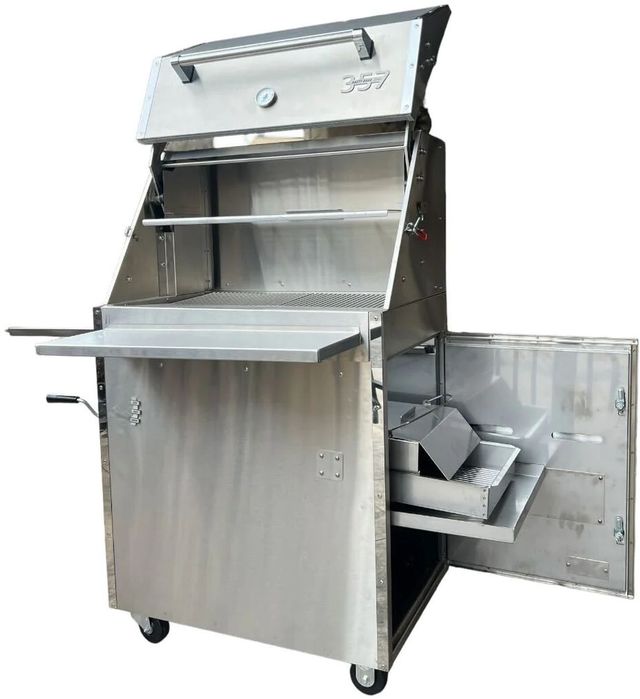 Hasty Bake PRO Series 30" Stainless Steel Charcoal Freestanding Grill-1