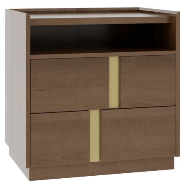 Country View Woodworking Verrado 28" Plinth Base Nightstand with Opening-0