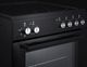 Summit® 23" Black Freestanding Electric Range -1