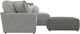 Jackson Furniture Canyon 3-Piece Gray/Platinum/Zinc Right-Arm Facing Sectional and Ottoman-4
