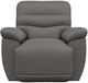La-Z-Boy® Joshua Gray Leather Power Rocking Recliner with Headrest and Lumbar-1