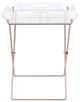ACME Furniture Cercie Clear Tray Table with Copper Base-3