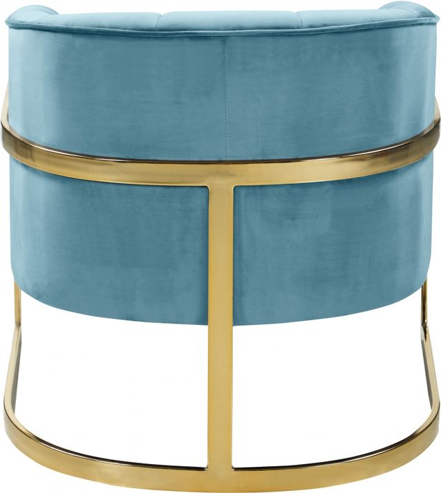 Meridian Furniture Carter Aqua Velvet Chair-2