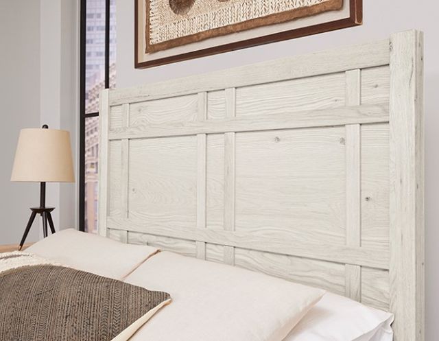 Artisan & Post by Vaughan-Bassett Weathered White California King Architectural Bed-2