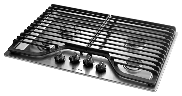 Amana® 30" Stainless Steel Gas Cooktop-2