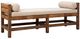Furniture Classics Georgia Brown/White Backless Bench-0