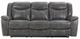 Coaster® Conrad Grey Reclining Sofa-1