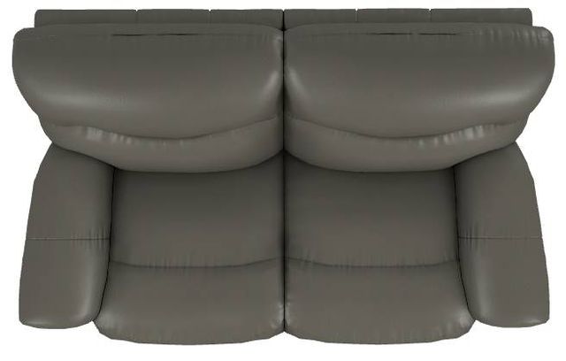 La-Z-Boy® James Charcoal Leather Power Reclining Loveseat with Headrest-4