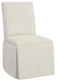 Fairfield® Customizable Entree Dining Straight Short Back Skirted Dining Side Chair with Tobacco Legs-0