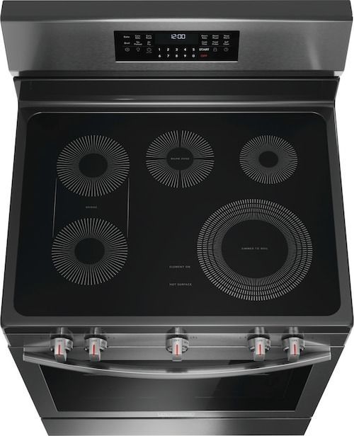Frigidaire Gallery® 30" Smudge-Proof® Black Stainless Steel Freestanding Electric Range -2
