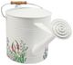 Sagebrook Home White with Purple Flower Watering Can-0