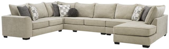 Albany Industries 4-Piece Glenrock Beige U-Shape Sectional-0