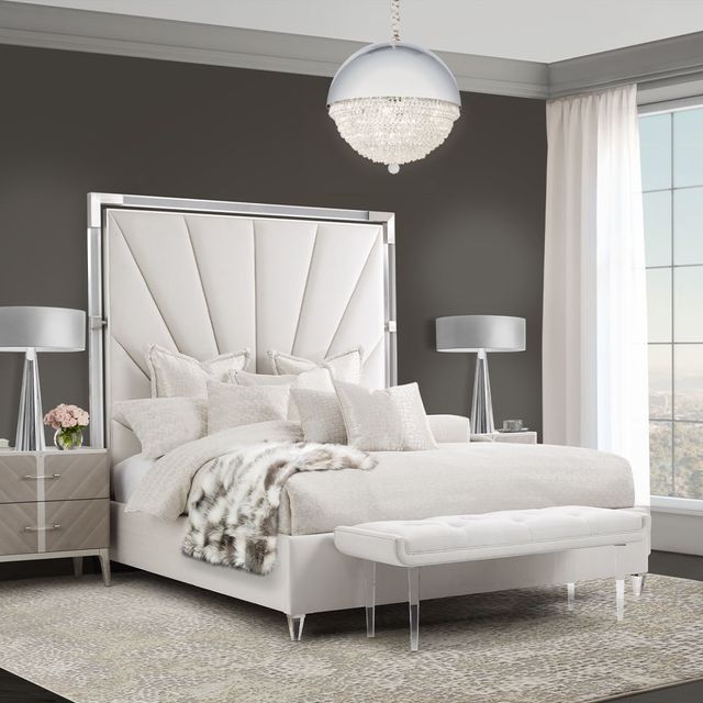 Michael Amini® Eclipse Silver Round LED Chandelier-1