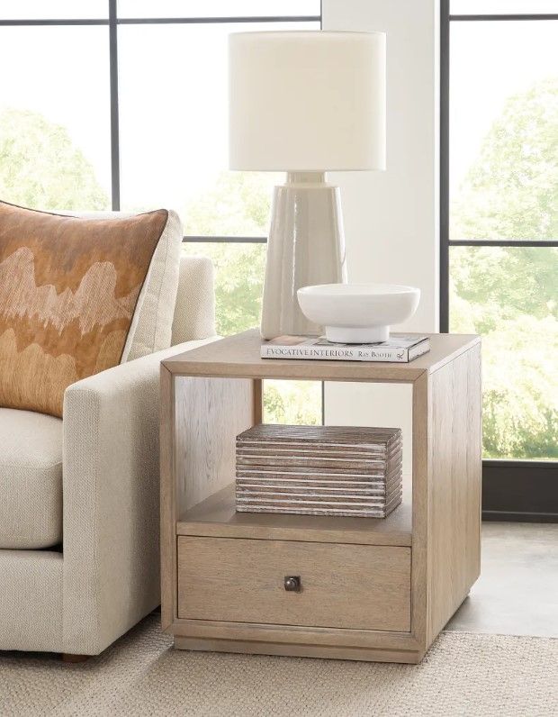 Hammary® Windover Ecker Sand End Table-1