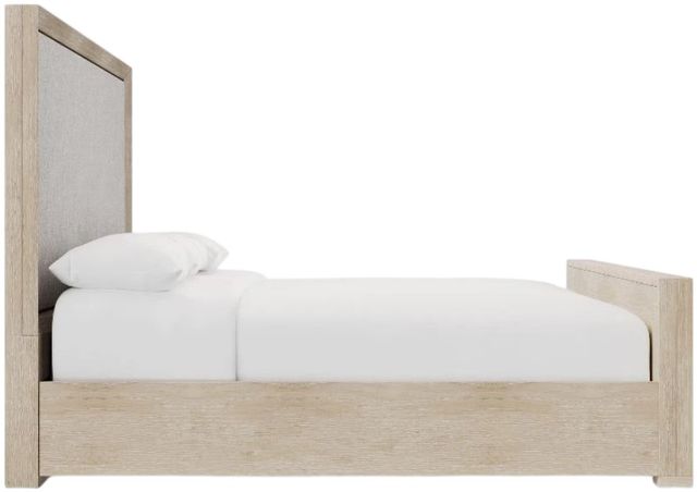 Bernhardt Prado Gray/Tawny Queen Upholstered Panel Bed-2