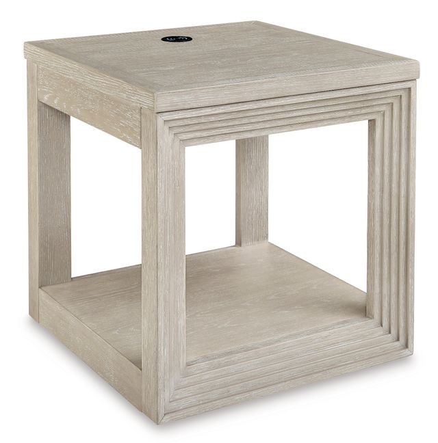 Marxhart End Table - Bisque Marxhart End Table - Bisque