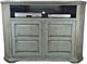 American Heartland Manufacturing Poplar 57" 2-Door Tall Corner TV Stand-0