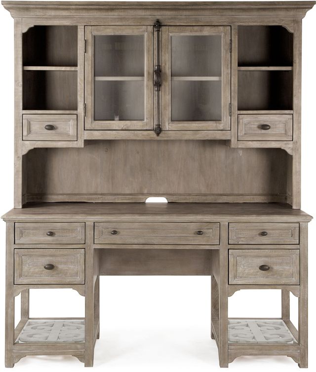 Magnussen Home® Tinley Park Dovetail Grey Desk Top-1