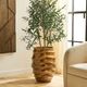 Uttermost® Canyon Wave Light Honey Glaze Planter-2