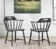Legacy Classic Vintage Market Kettle Black Spindle Back Dining Arm Chair-1