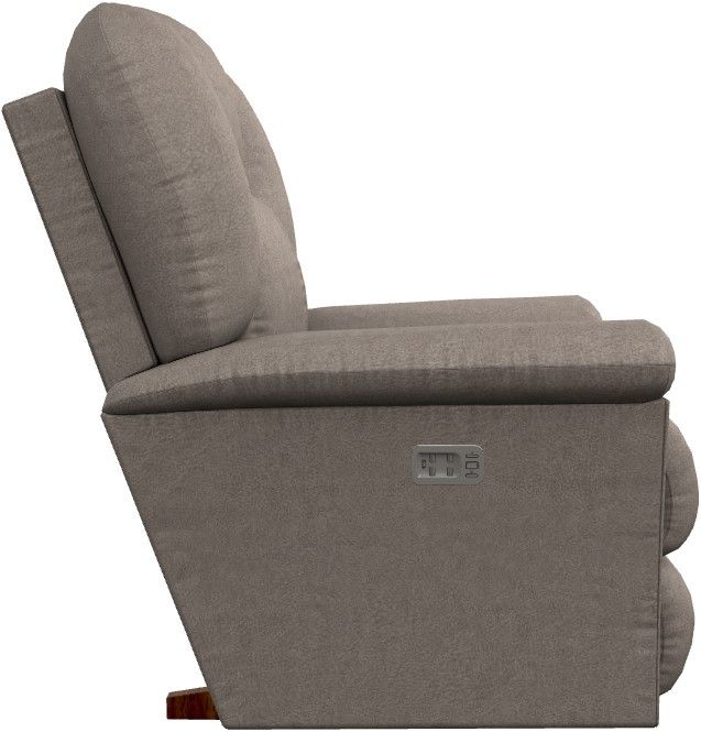 La-Z-Boy® Jasper Mushroom Power Rocking Recliner with Headrest and Lumbar-2