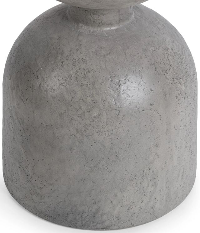Classic Home Adna Dark Gray Concrete Outdoor Accent Table-3