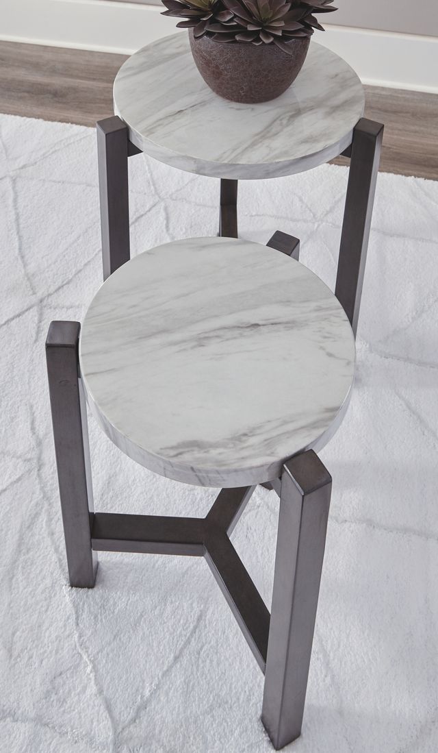 Signature Design by Ashley® Crossport 2-Piece Dark Brown Accent Tables-3