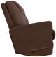 La-Z-Boy® Sparrow Chestnut Leather Manual Swivel Gliding Recliner-3