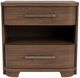 Riverside Furniture Delia Walnut 2-Drawer Nightstand-2