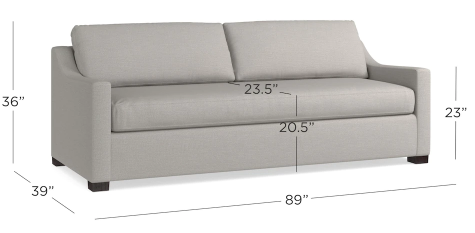 Bassett® Furniture Oliver Bone  Sofa-1