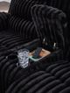 Signature Design by Ashley® Technique Onyx Power Reclining Loveseat with Console-3