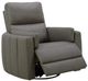Liberty Furniture Reilly Aline Light Gray Leather Power Swivel Glider Recliner-1