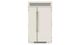 True® 48 in. 29.4 Cu. Ft. Antique White Side-by-Side Refrigerator with Gold Hardware-0