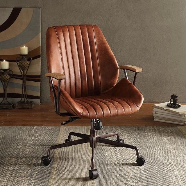 ACME Furniture Hamilton Cocoa Leather Office Chair-1
