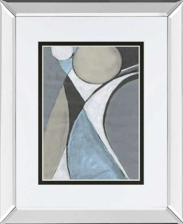 Classy Art A Soft Jeweled Geometric II b Merri Pattinian Mirrored Frame Wall Art-0