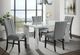 Elements International Bellini 5-Piece Grey/White Rectangular Dining Set-2