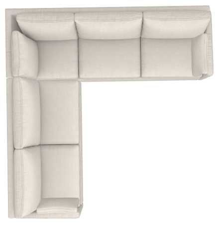 La-Z-Boy® Wilmette 2-Piece Dove Sectional-3