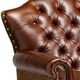 Campio Furniture Legacy Leather Cabot Red/Brown Chair-1