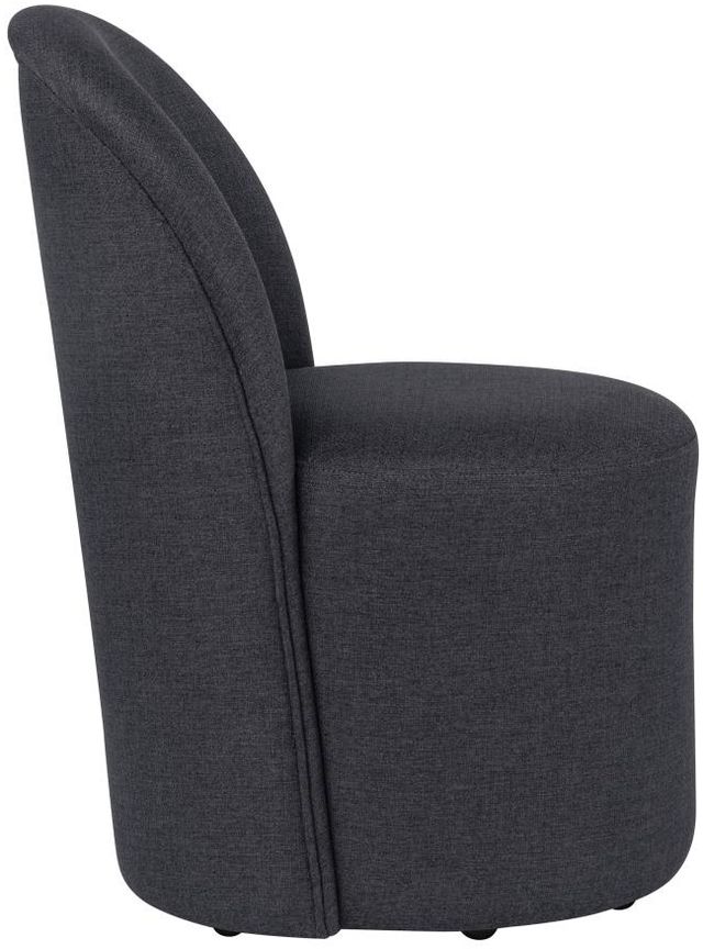 Coaster® Aubrey 2-Piece Charcoal Upholstered Barrel Dining Side Chair Set-4