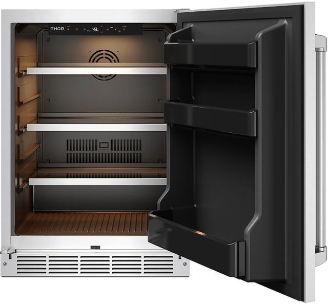 Thor Kitchen Gordon Ramsay Collection 24” 5 Cu. Ft. Stainless Steel Built-In Undercounter Outdoor Beverage Cooler-4