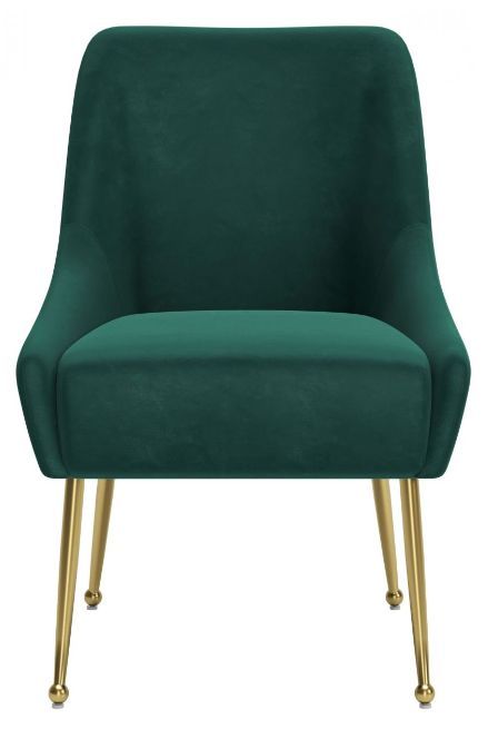 Zuo® Modern Maxine Gold/Green Dining Side Chair-2