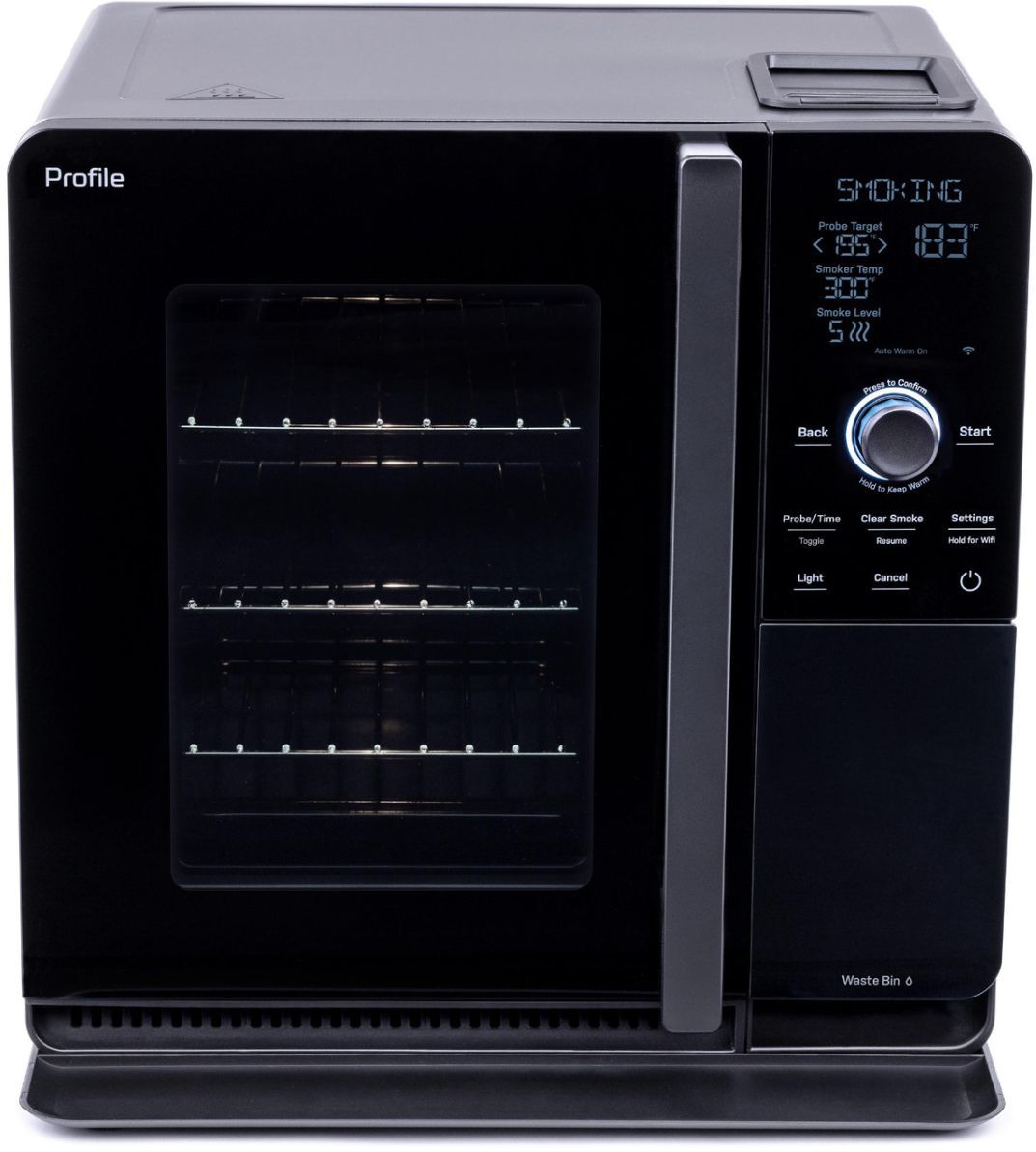 GE Profile™ Carbon Black Smart Indoor Smoker