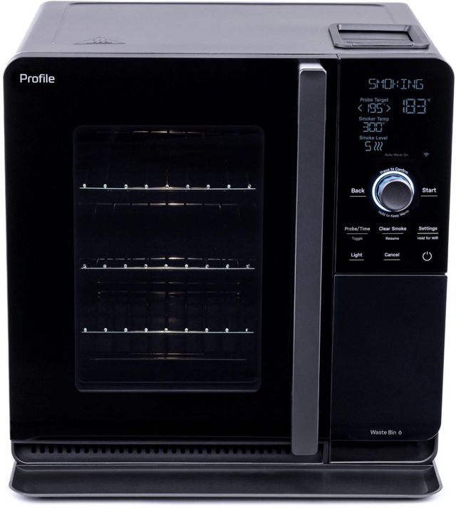 GE Profile™ Carbon Black Smart Indoor Smoker