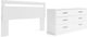 Signature Design by Ashley® Flannia 2-Piece White Queen Panel Headboard Set-0