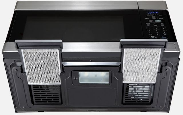 Sharp® 1.6 Cu. Ft. Stainless Steel Over The Range Microwave-2