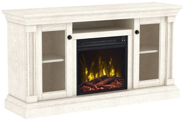 ClassicFlame® Coastal White Oak TV Stand for TVs up to 60” with Electric Fireplace-0